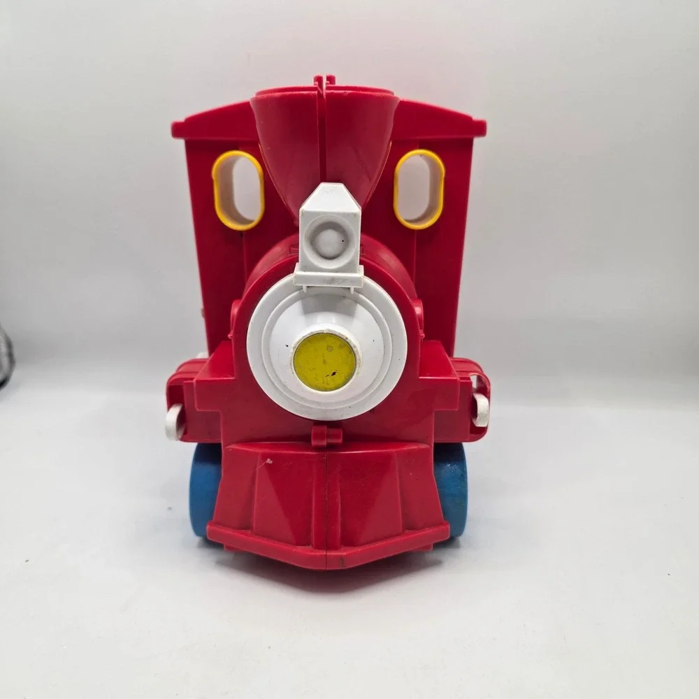 Tomy Chugga Chugga Toy Train Engine Red Vintage 80s Plastic Locomotive As Is